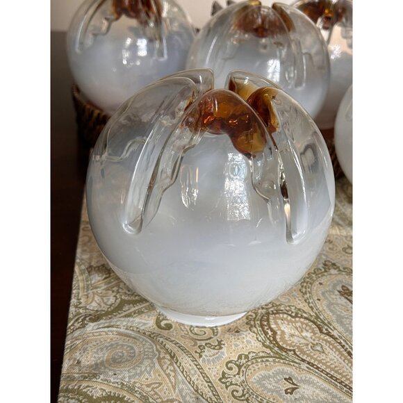 Murano Mazzega Hanging Ball Globe Shade - Listing is for 1 Globe - Picture 3 of 10